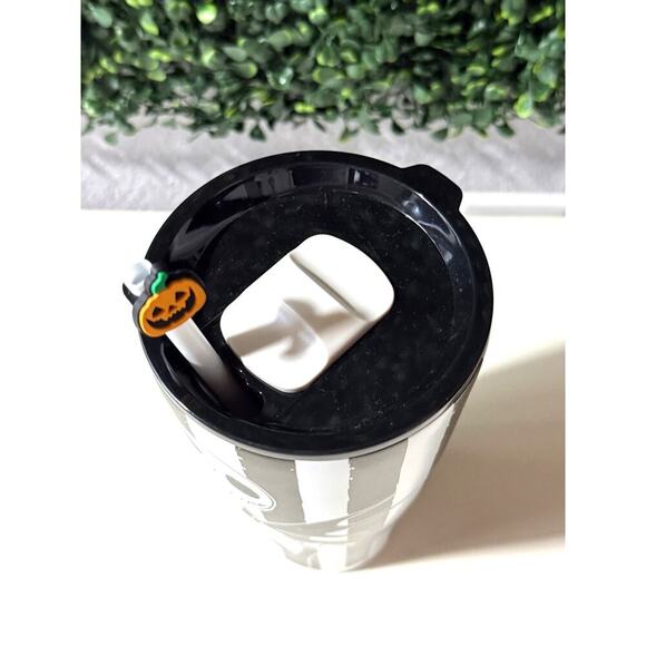 Jack Skellington Halloween Tumbler w/ Lid & Straw Nightmare Before Christmas NWT - Picture 4 of 5